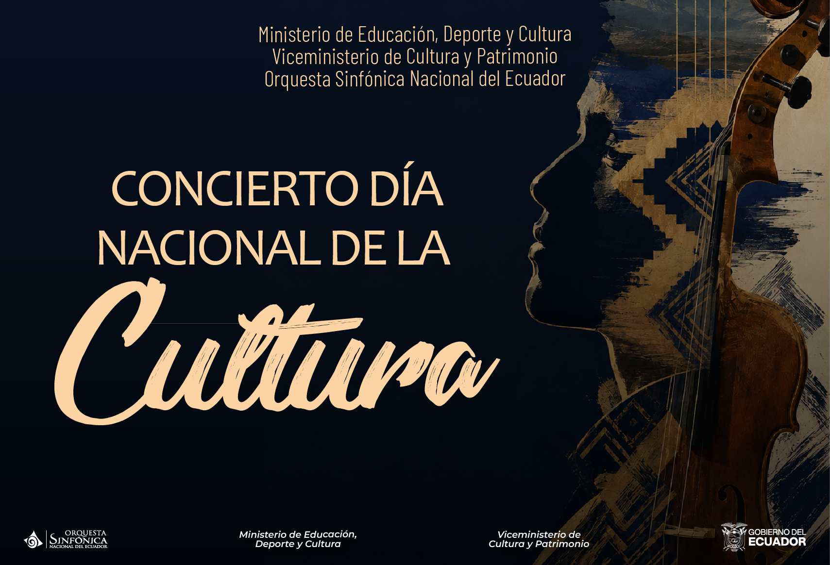 CONCIERTO DÍA NACIONAL​ DE LA CULTURA​