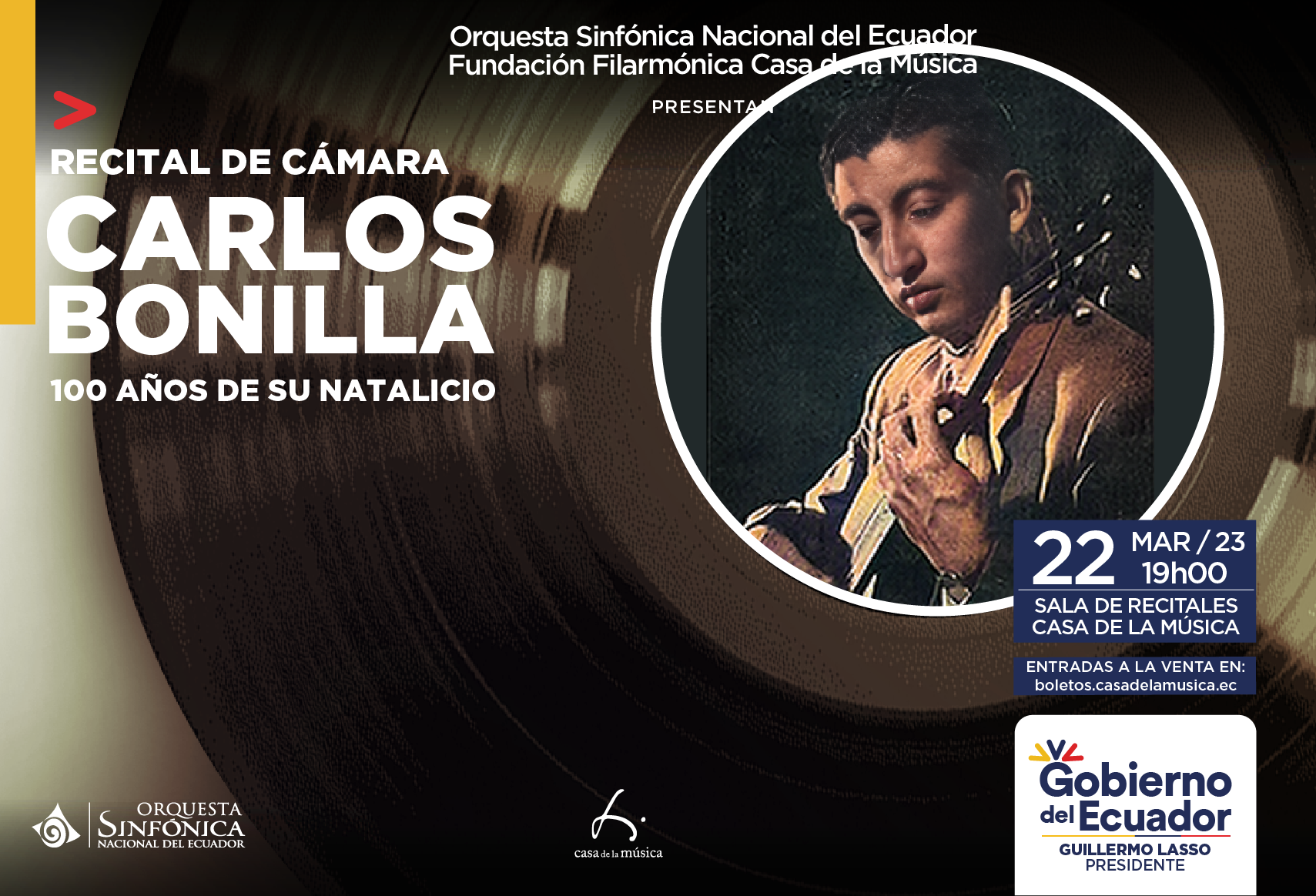 RECITAL DE CÁMARA CARLOS BONILLA
